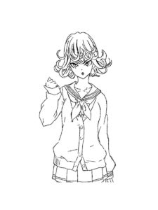 Tatsumaki coloring page