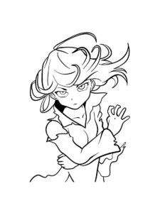 Tatsumaki coloring page