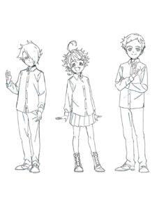 The Promised Neverland coloring page