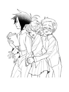 The Promised Neverland coloring page