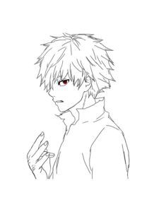 Tokyo Ghoul coloring page