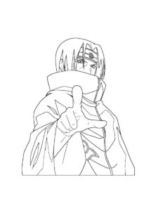 Itachi Uchiha coloring page