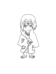 Itachi Uchiha coloring page