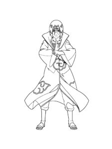 Itachi Uchiha coloring page