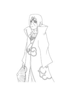 Itachi Uchiha coloring page