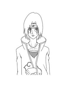 Itachi Uchiha coloring page