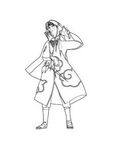 Itachi Uchiha coloring page