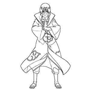 Itachi Uchiha coloring pages