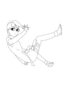 Sarada Uchiha coloring page