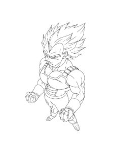 Vegeta coloring page