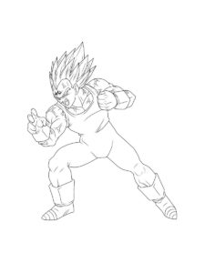 Vegeta coloring page