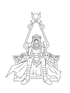 Yu-Gi-Oh! coloring page