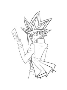 Yu-Gi-Oh! coloring page