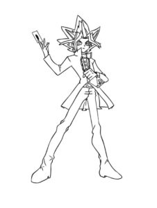 Yu-Gi-Oh! coloring page