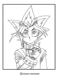 Yu-Gi-Oh! coloring page