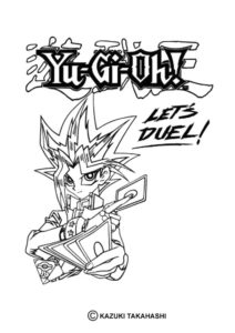 Yu-Gi-Oh! coloring page