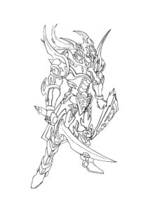 Yu-Gi-Oh! coloring page