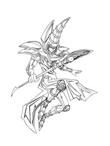 Yu-Gi-Oh! coloring page