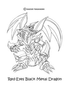 Yu-Gi-Oh! coloring page