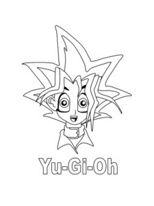 Yu-Gi-Oh! coloring page