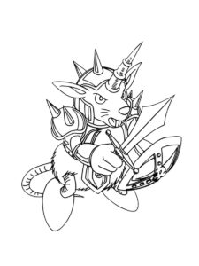 Yu-Gi-Oh! coloring page