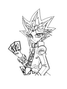 Yu-Gi-Oh! coloring page