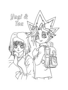 Yu-Gi-Oh! coloring page