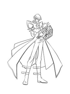 Yu-Gi-Oh! coloring page