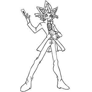 Yu-Gi-Oh! coloring pages