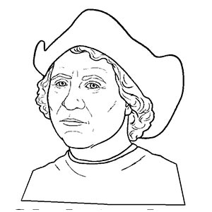 Christopher Columbus coloring pages