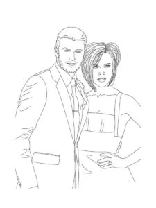 David Beckham coloring pages