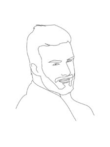 David Beckham coloring pages