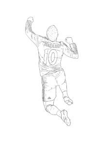 Eden Hazard coloring page