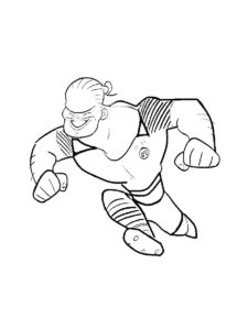 Erling Haaland coloring page