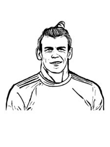 Gareth Bale coloring page