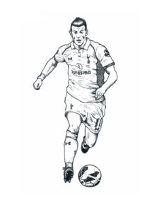 Gareth Bale coloring page