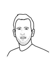 Harry Kane coloring page