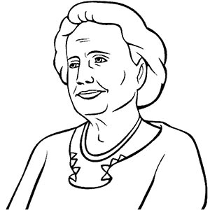 Helen Keller coloring pages