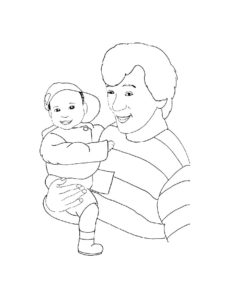 Jackie Chan coloring page