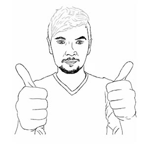Jacksepticeye coloring pages