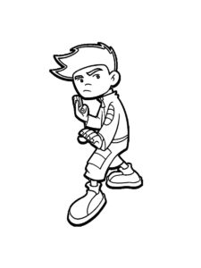 Jake Paul coloring page