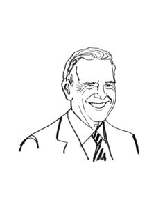 Joe Biden coloring page