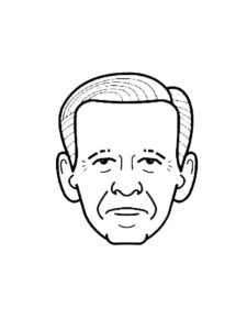 Joe Biden coloring page