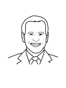 Joe Biden coloring page