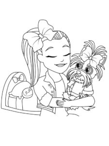 JoJo Siwa coloring page