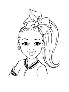 JoJo Siwa coloring page