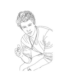 Jonas Brothers coloring page