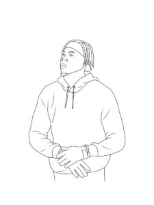 Justin Jefferson coloring page