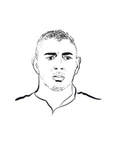 Karim Benzema coloring page