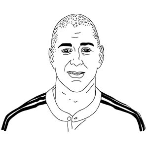 Karim Benzema coloring pages